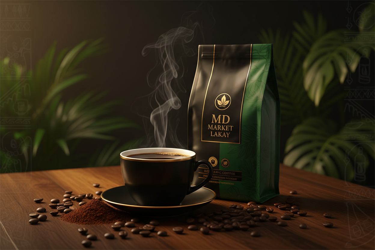 Premium Haitian coffee with rich authentic taste